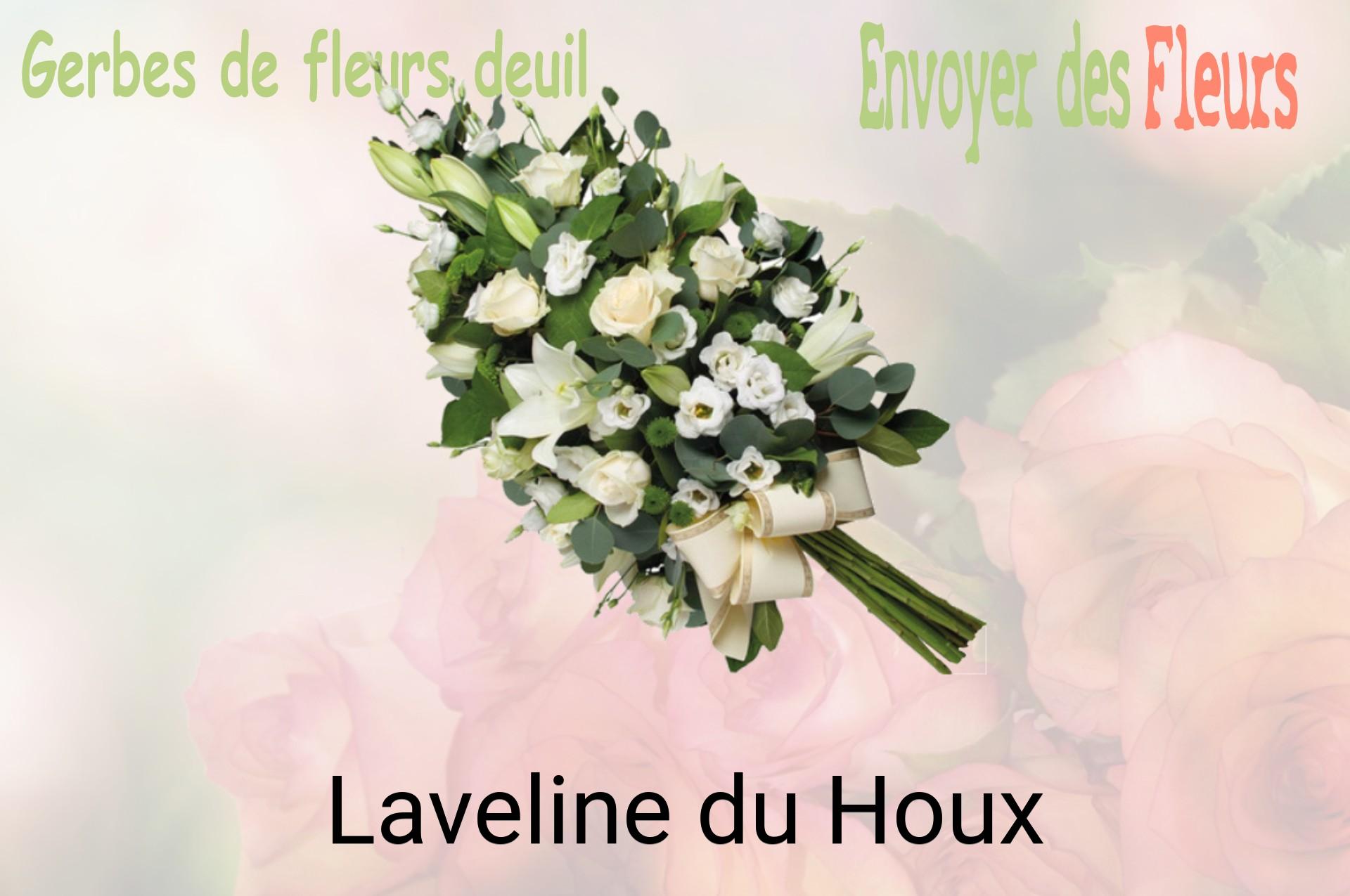 Gerbe de fleurs de deuil livrée à Laveline-du-Houx